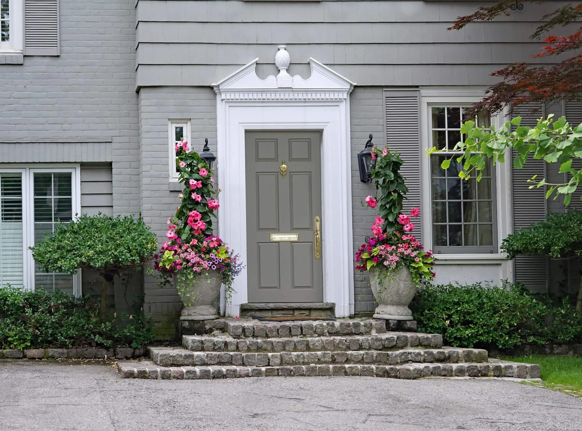 painted brick ontario home