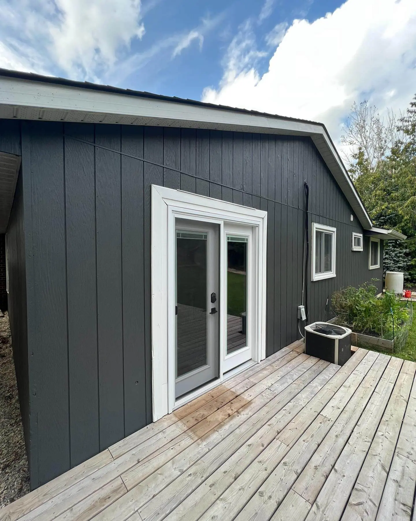 professionally painted home exterior